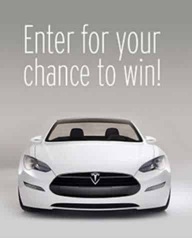 Win a 2016 Tesla Model S