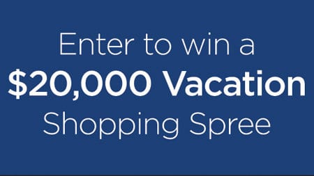 Win a 20 minute $20,000 Travel Shopping Spree from Travelocity