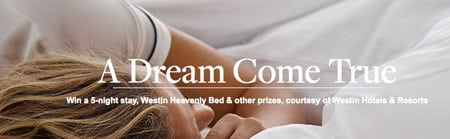 Westin Heavenly Bed Giveaway