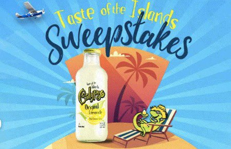 Calypso Lemonade Taste of the Islands Sweepstakes