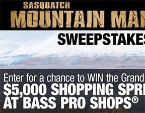 Win a $5,000 Bass Pro Shopping Spree