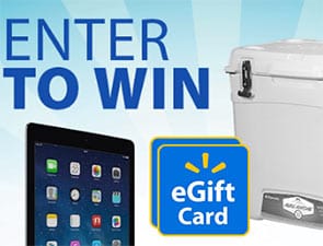 Win Walmart eGift Cards + Avalanche Cooler + Tablet