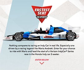 Win A Trip To IndyCar Race