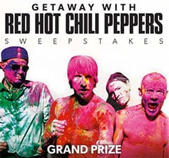 Win A VIP Trip To Red Hot Chili Peppers
