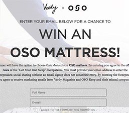 Win An OSO Mattress