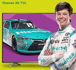 Win A Trip To A Race or 4K TV