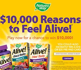 Nature’s Way: Win $10,000