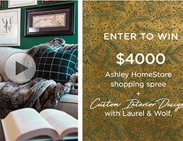 Win an Ashley HomeStore Shopping Spree
