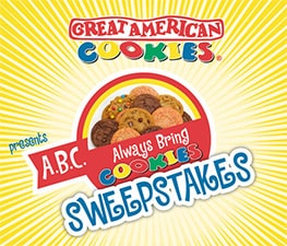 Win $1K + $150 Great American Cookies
