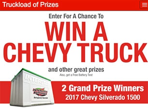 Win a 2017 Chevy Silverado 1500