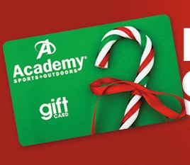 Win a $1,500 Academy Gift Card