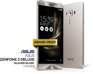 Win an Asus Zenphone 3 Deluxe Smartphone