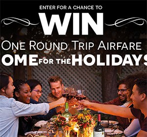 Win a Trip Home for the Holidays