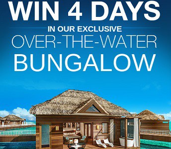 Win a Caribbean Over-The-Water Bungalow Vacation