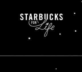 Win Starbucks For Life