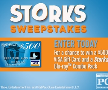 Storks: Win a $500 Visa Gift Card - Granny's Giveaways