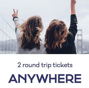 Win 2 Tickets To Anywhere