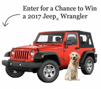 Win a 2017 Jeep Wrangler