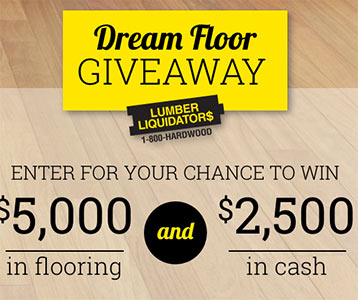 Win $5k in Flooring & $2.5k Cash