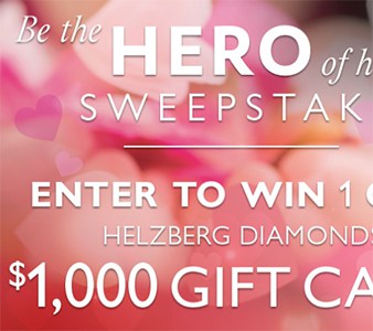 Win 1 of 10 Helzberg Diamond Gift Cards