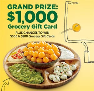 Win a $1k Grocery Gift Card
