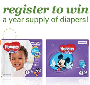 Win a Year Supply of Diapers
