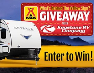 Win a Keystone Outback Travel Trailer