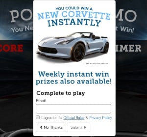 Win a 2018 Chevrolet Corvette