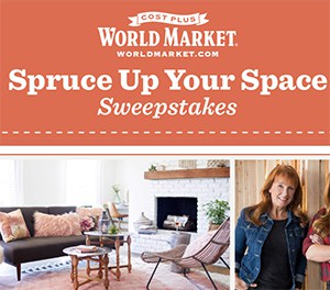 Win a $5K World Market Shopping Spree