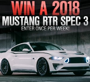 Win a 2018 Mustang RTR