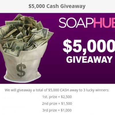 SoapHub: Win $2,500