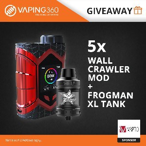 Win a Wall Crawler Vape Starter Kit