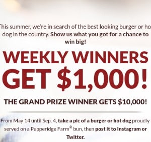 Pepperidge Farm: Win $10K or $1K Weekly