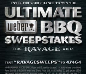 Win a Weber BBQ Grill