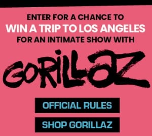 Win a Trip to see Gorillaz in LA