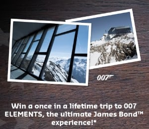 Win a Trip to 007 ELEMENTS