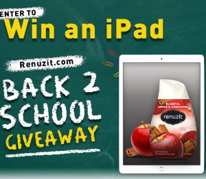 Renuzit: Win 1 of 15 iPads
