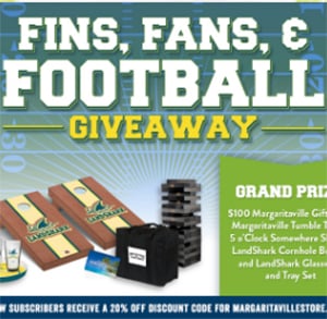 Margaritaville: Win a Tailgate Prize Pack