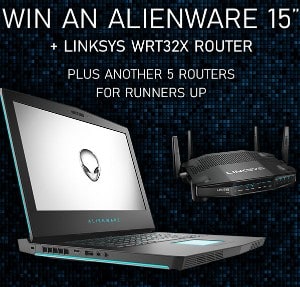 Win an Alienware 15 Gaming Laptop