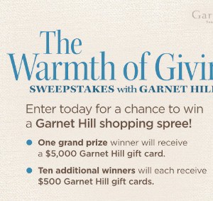 Win a $5K Garnet Hill Gift Card