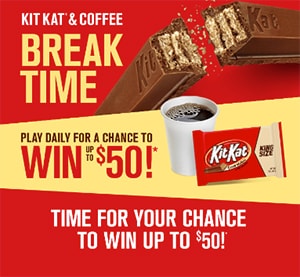 Kit Kat: Instantly Win Up To $50