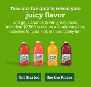 Win $2,500 from Juicy Juice