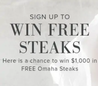 Win Free Omaha Steaks