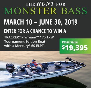 Win a TRACKER ProTeam Tournament Edition Bass Boat