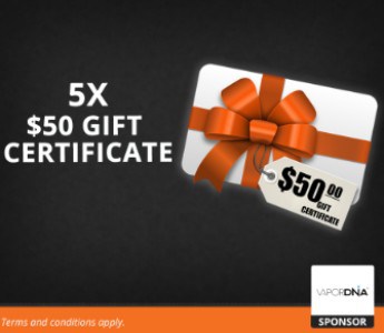 Win a $50 VaporDNA Gift Card