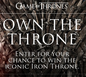 Win a Game of Thrones Throne + $5,400