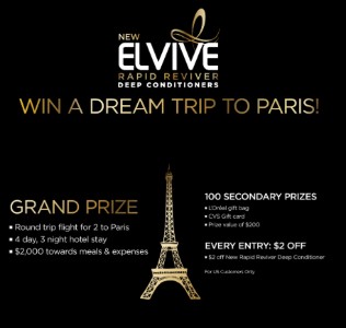 Win a Dream Trip to Paris from L'Oreal