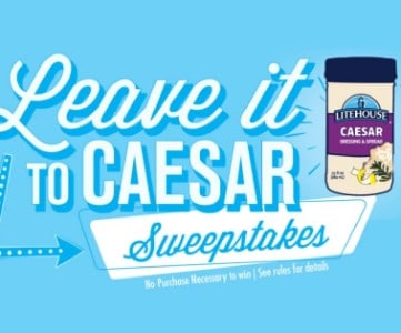Win a $1,000 Visa Gift Card from Litehouse Foods