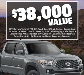 Win a Toyota Tacoma TRD 4x4 Truck from Cabela's
