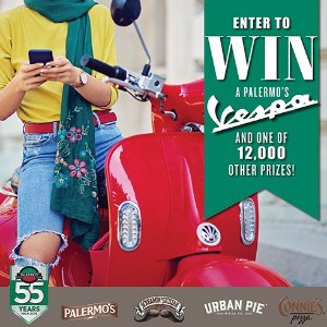 Win a Vespa Primavera Scooter from Palermo’s